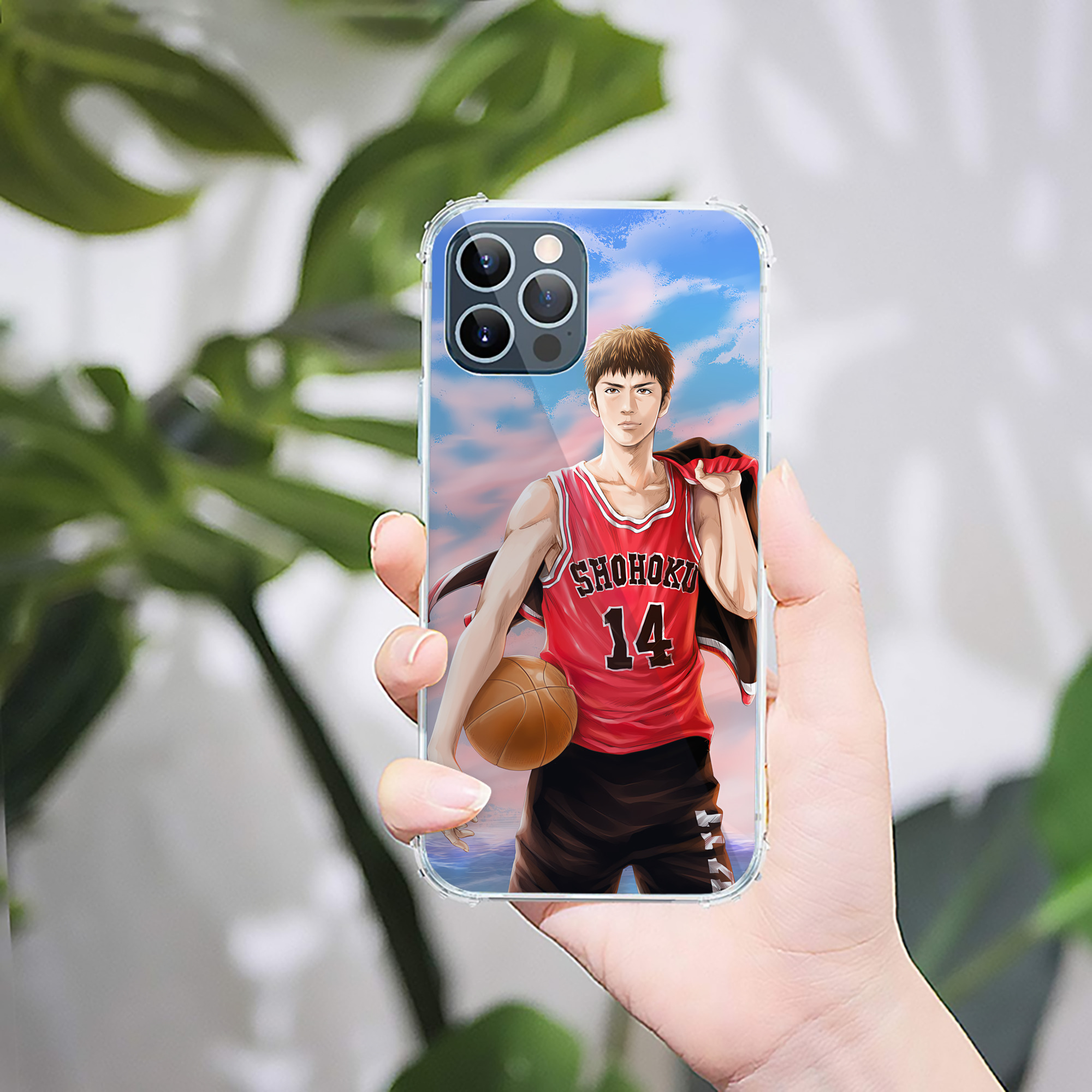 （画像用） SLAM DUNK／スラムダンク 【iPhone 12シリーズ対応】透明スマホケース（クリアソフトケース）